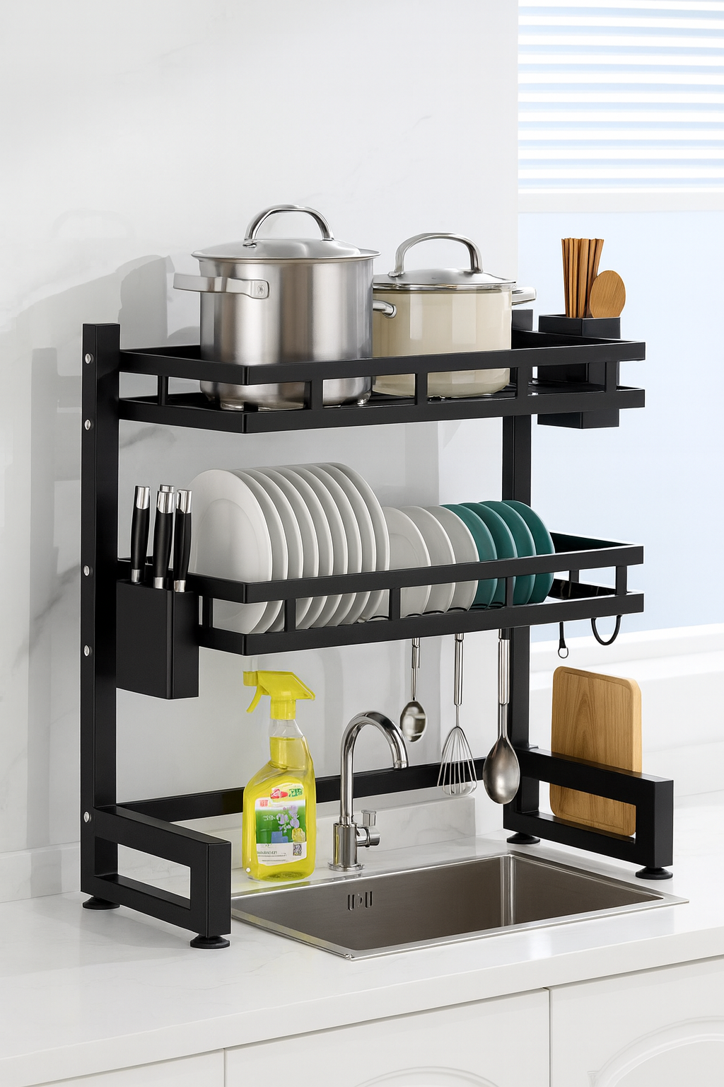 シンク上食器置きラック